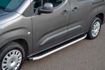 Citroen Berlingo/Multispace 2018- гг. Боковые Подножки Fullmond (2 шт., Алюминий) фото 1