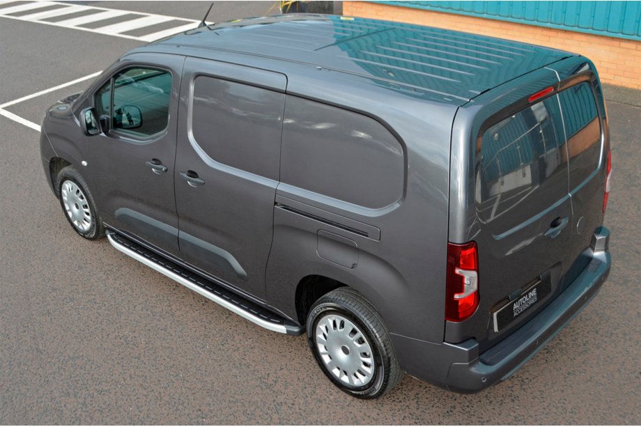 Citroen Berlingo/Multispace 2018- гг. Боковые Подножки Fullmond (2 шт., Алюминий) Длинная База Фото 5
