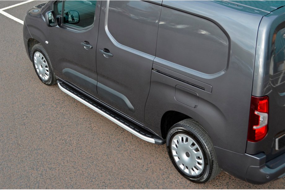 Citroen Berlingo/Multispace 2018- гг. Боковые Подножки Fullmond (2 шт., Алюминий) Длинная База Фото 7