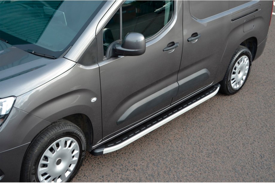 Citroen Berlingo/Multispace 2018- гг. Боковые Подножки Fullmond (2 шт., Алюминий) Длинная База Фото 6