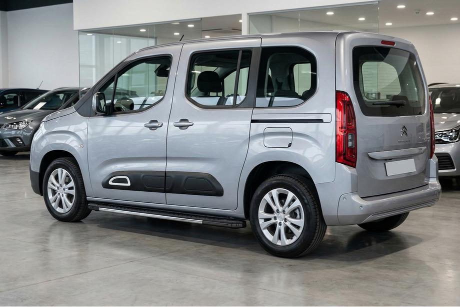 Citroen Berlingo/Multispace 2018- гг. Боковые пороги Bosphorus Grey (2 шт., алюминий) Image