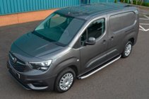 Peugeot Partner/Rifter 2019- гг. Боковые Подножки Fullmond (2 шт., Алюминий) фото 3