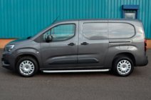 Peugeot Partner/Rifter 2019- гг. Боковые Подножки Fullmond (2 шт., Алюминий) фото 4