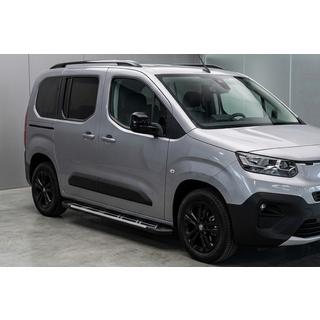 Боковые Подножки Sunrise (2 шт., Алюминий) Opel Combo 2019- гг. фото 1