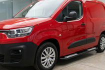 Opel Combo 2019- гг. Боковые Подножки Tayga V2 (2 шт., Алюминий) фото 1