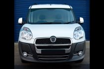 Fiat Doblo II 2010-2022 гг. Накладка на нижнюю решетку радиатора (2010-2015, 2 шт, нерж. сталь) фото 5