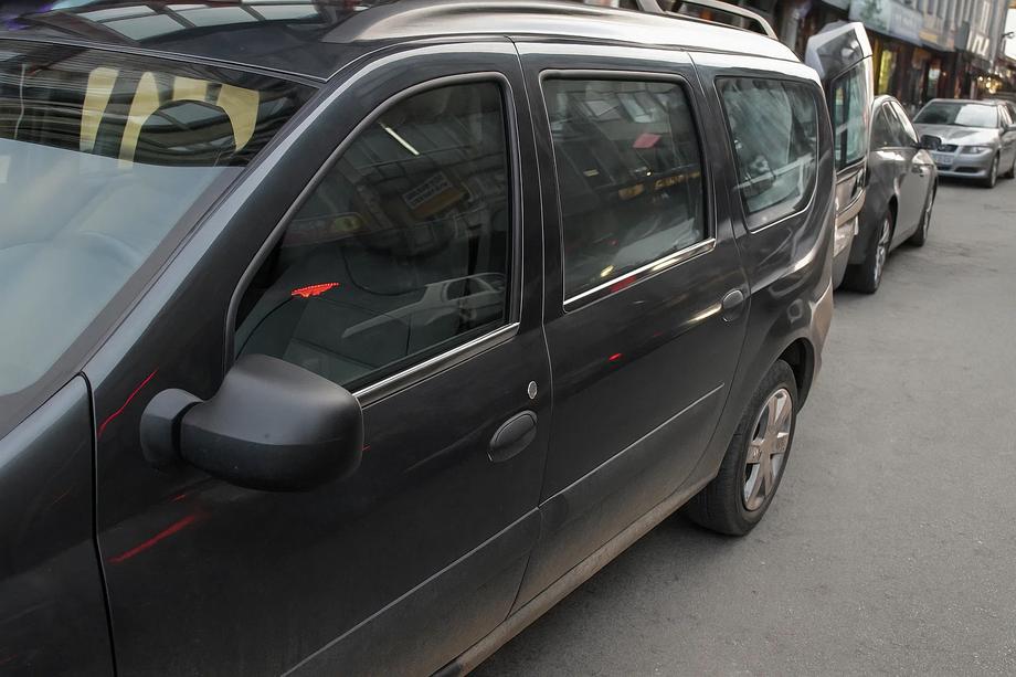 Renault Logan MCV 2005-2013 гг. Наружные Окантовки Стекол Нержавейка (4 шт) Фото 3