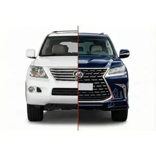 Комплект рестайлинга TRD 2021 (с заменой задних крыльев) Lexus LX570/450d 2008-2022 гг. фото 1
