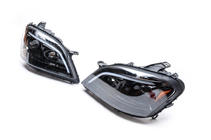 Mercedes ML W164 2005-2011 гг. Передние фары с LED-элементом (2005-2008, 2 шт, темные) фото 4