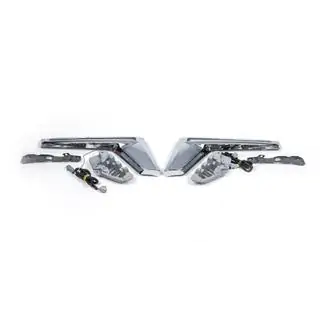 Реснички на фары с LED (2016↗) Toyota Land Cruiser 200 2007-2021 гг. фото 1