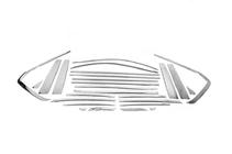Lexus LX570/450d 2008-2022 гг. Полный комплект накладок на окна и стойки нержавейка фото 4