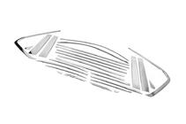 Lexus LX570/450d 2008-2022 гг. Полный комплект накладок на окна и стойки нержавейка фото 5