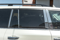 Lexus LX570/450d 2008-2022 гг. Полный комплект накладок на окна и стойки нержавейка фото 13