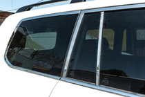 Lexus LX570/450d 2008-2022 гг. Полный комплект накладок на окна и стойки нержавейка фото 6