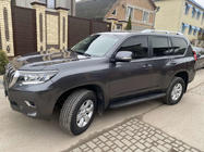 Toyota Land Cruiser Prado 150 2009-2023 гг. Рейлинги Оригинальный Дизайн (Серые, 2 шт) фото 1