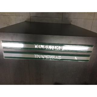 Накладки на пороги Carmos (2 шт., нержавейка) Chevrolet Niva 1998-2020 гг. фото 3