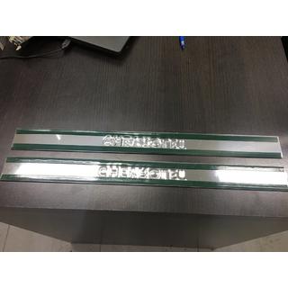 Накладки на пороги Carmos (2 шт., нержавейка) Chevrolet Niva 1998-2020 гг. фото 4