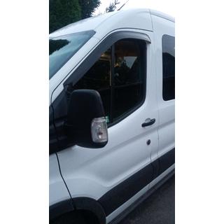 Ветровики на окна 9см (2шт, ANV) Ford Transit 2014- гг. фото 2