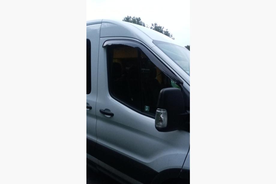 Ford Transit 2014- гг. Ветровики на окна 9см (2шт, ANV) Image