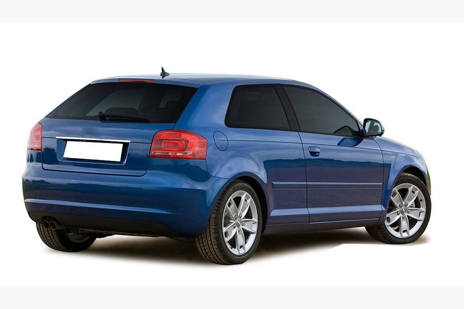 Audi A3 2003-2012 гг. Задняя Накладка Нержавейка Image