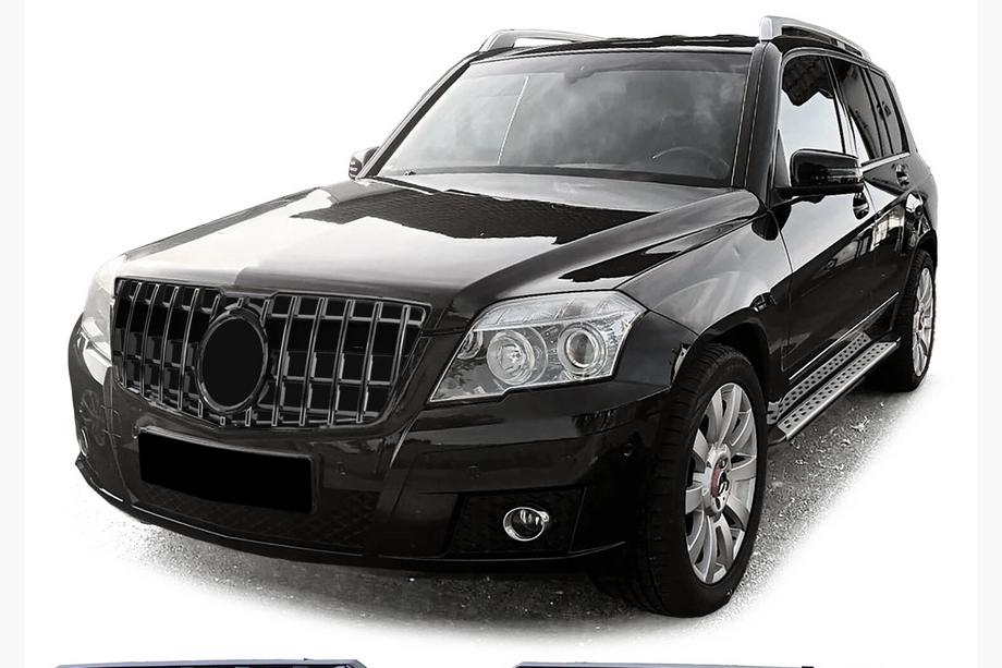 Mercedes GLK class X204 2008-2015 гг. Передняя Решетка Радиатора GT Panamericana (2009-2012) Фото 3
