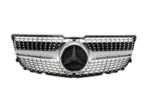 Mercedes GLK class X204 2008-2015 гг. Передняя решетка Diamond Silver (2013-2015) фото 5