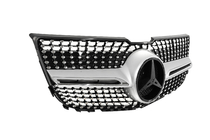 Mercedes GLK class X204 2008-2015 гг. Передняя решетка Diamond Silver (2013-2015) фото 7