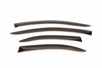 Mitsubishi Lancer X 2008- гг. Ветровики на окна (4 шт, ANV) фото 2