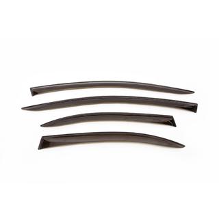 Ветровики на окна (4 шт, ANV) Mitsubishi Lancer X 2008- гг. фото 2