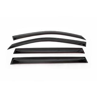 Ветровики на окна (4 шт, ANV) Toyota Highlander 2008-2013 гг. фото 2