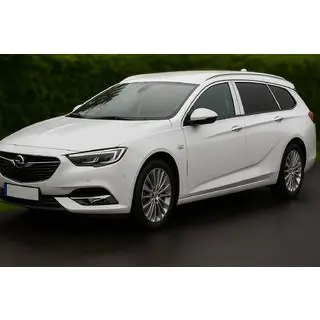 Накладки на дверные стойки из нержавеющей стали Opel Insignia 2017-2022 гг. фото 1
