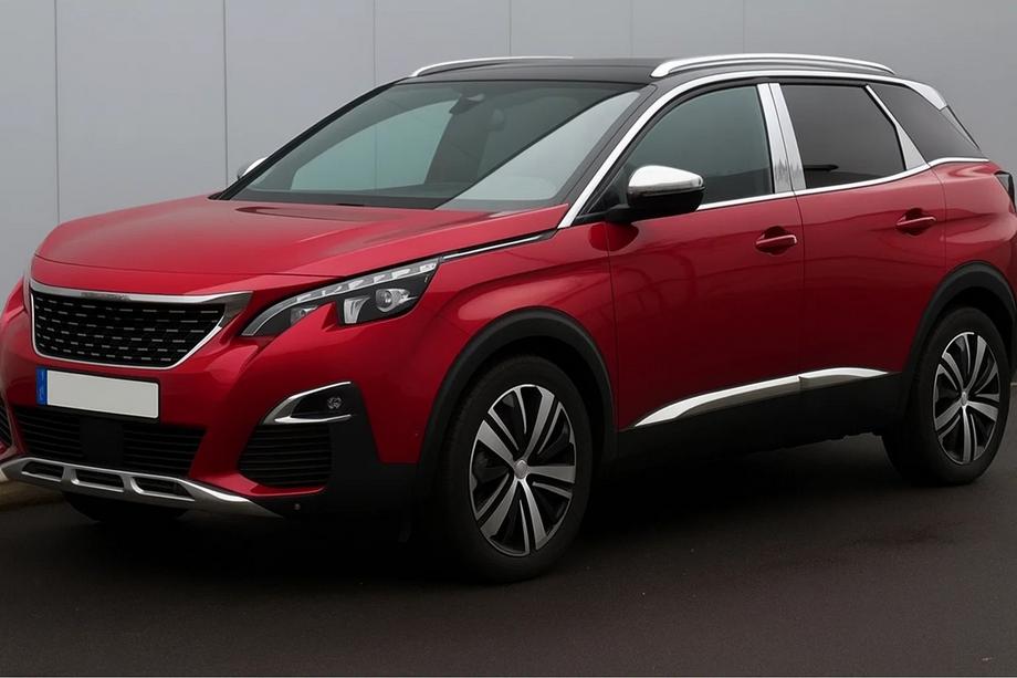 Peugeot 3008 2016-2023 гг. Накладки на дверные стойки из нержавеющей стали Фото 1