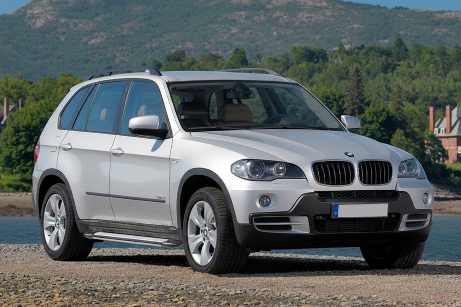 BMW X5 E70 2007-2013 гг. Боковые Подножки Rainbow (2 шт., Алюминий) Image