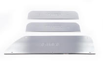 Hyundai H200, H1, Starex 1998-2007 гг. Накладки на пороги Carmos (3 шт, нержавейка) фото 2