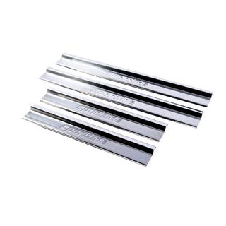 Внутренние накладки на пороги V1 (4 шт, нержавейка) Mercedes E-сlass W124 1984-1997 гг. фото 1