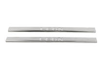 Накладки на пороги Carmos (2-дверные, нержавейка) фото 2 Накладки на пороги Carmos (2-дверные, нержавейка) фото 2