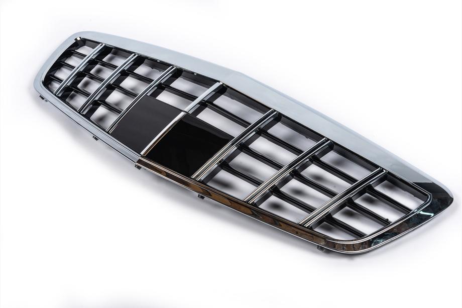 Mercedes S-class W221 2005-2013 гг. Решетка радиатора GT Panamericana (2009-2013) Фото 4