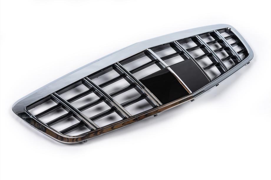 Mercedes S-class W221 2005-2013 гг. Решетка радиатора GT Panamericana (2009-2013) Фото 5