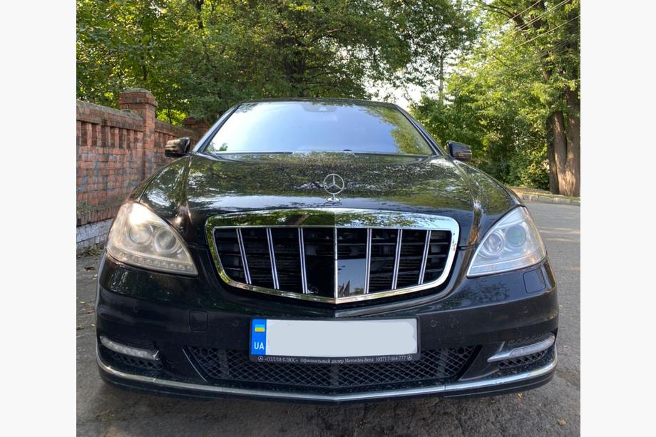 Mercedes S-class W221 2005-2013 гг. Решетка радиатора GT Panamericana (2009-2013) Фото 6