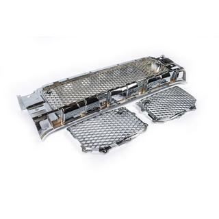 Комплект решеток в бампер (AMG, хром) Mercedes G сlass W463 1990-2018 гг. фото 3