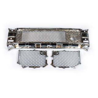 Комплект решеток в бампер (AMG, хром) Mercedes G сlass W463 1990-2018 гг. фото 1