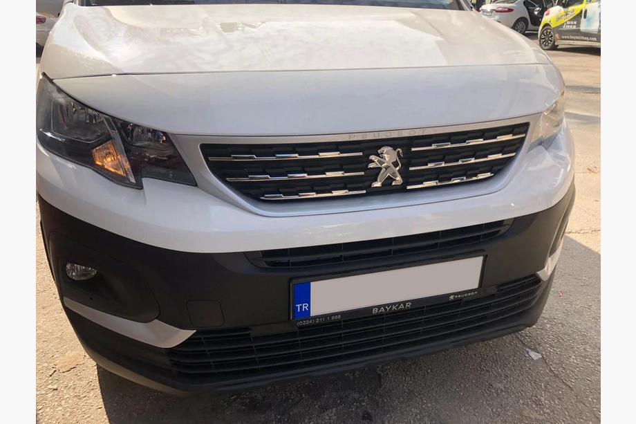 Peugeot Partner/Rifter 2019- гг. Хромированные Накладки на Решетку (Нержавеющая Сталь) Carmos - Турецкая Нержавеющая Сталь Фото 5