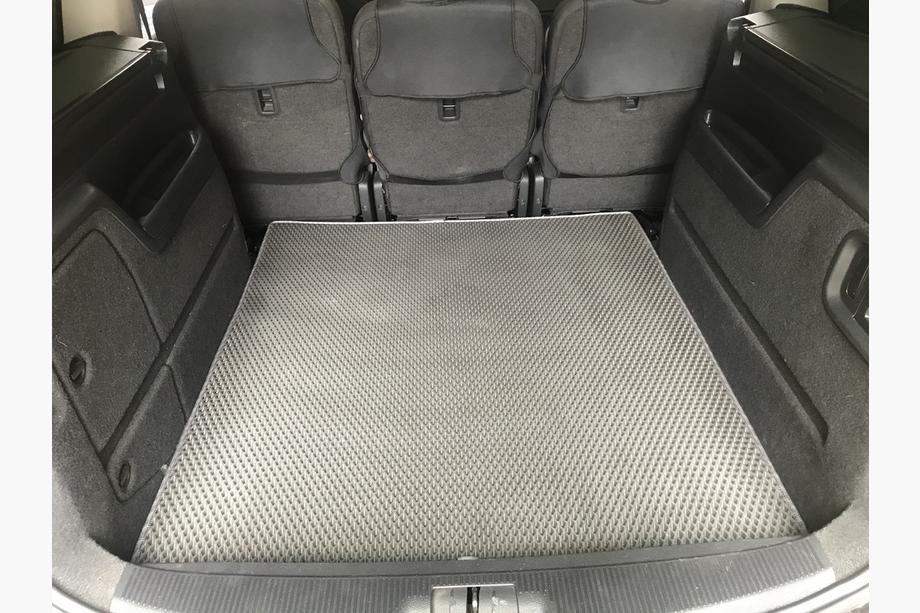 Volkswagen Sharan 2010-2023 гг. Верхний Коврик Багажника (EVA, Черный) Фото 6