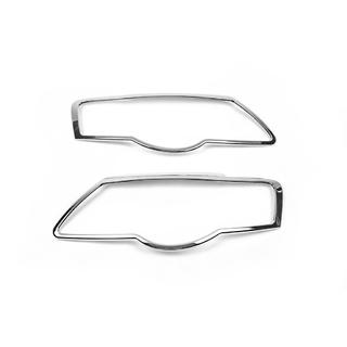 Накладки на фары (2 шт., Пластик) Volkswagen Passat B6 2006-2012 гг. фото 2