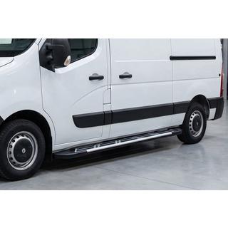 Боковые Подножки Sunrise (2 шт., Алюминий) Nissan NV400 2010-2024 гг. фото 1