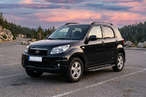 Daihatsu Terios 2006-2017 гг. Боковые пороги Bosphorus Grey (2 шт., алюминий) фото 1