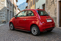 Fiat 500/500L 2013-2022 гг. Боковые Подножки Maya Red (2 шт., Алюминий) фото 1