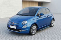Fiat 500/500L 2013-2022 гг. Боковые Подножки Maya Blue (2 шт., Алюминий) фото 1
