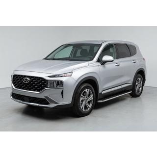 Боковые Подножки Maydos V1 (2 шт., Алюминий и Нержавейка) Hyundai Santa Fe 4 2018-2023 гг. фото 1
