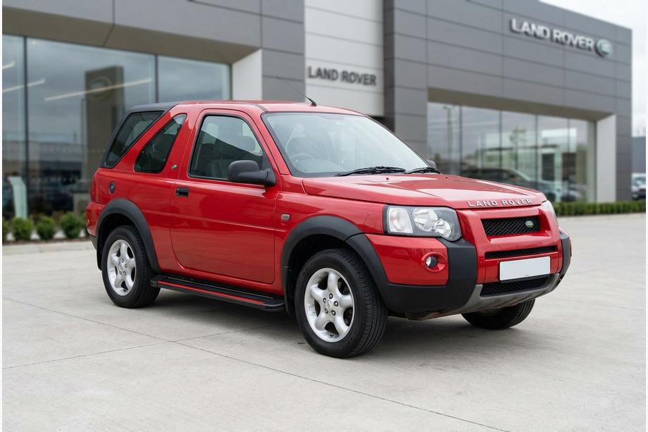 Land Rover Freelander I 1997-2006 гг. Боковые Подножки Maya Red (2 шт., Алюминий) Image